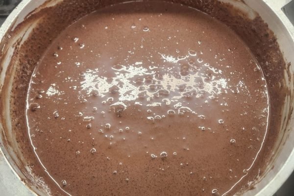 por que a trufa de chocolate fica mole